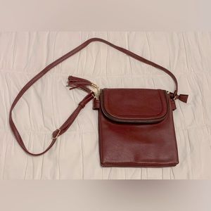 Maroon Crossbody Bag